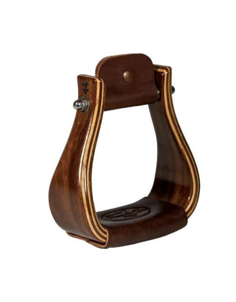 Professional's Choice Wood Stirrup Dark Gloss