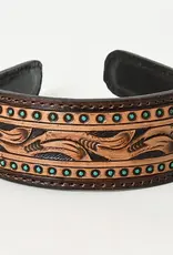 American Darling Tooled Leather Headband