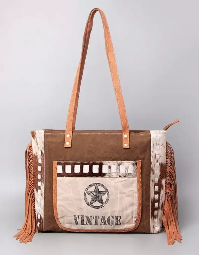 American Darling Hobo Upcycled Canvas Purse