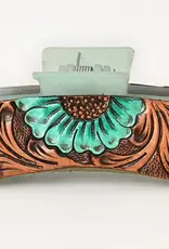 American Darling Hand Tooled Hair Clip