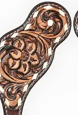 American Darling Floral Leather Spur Strap