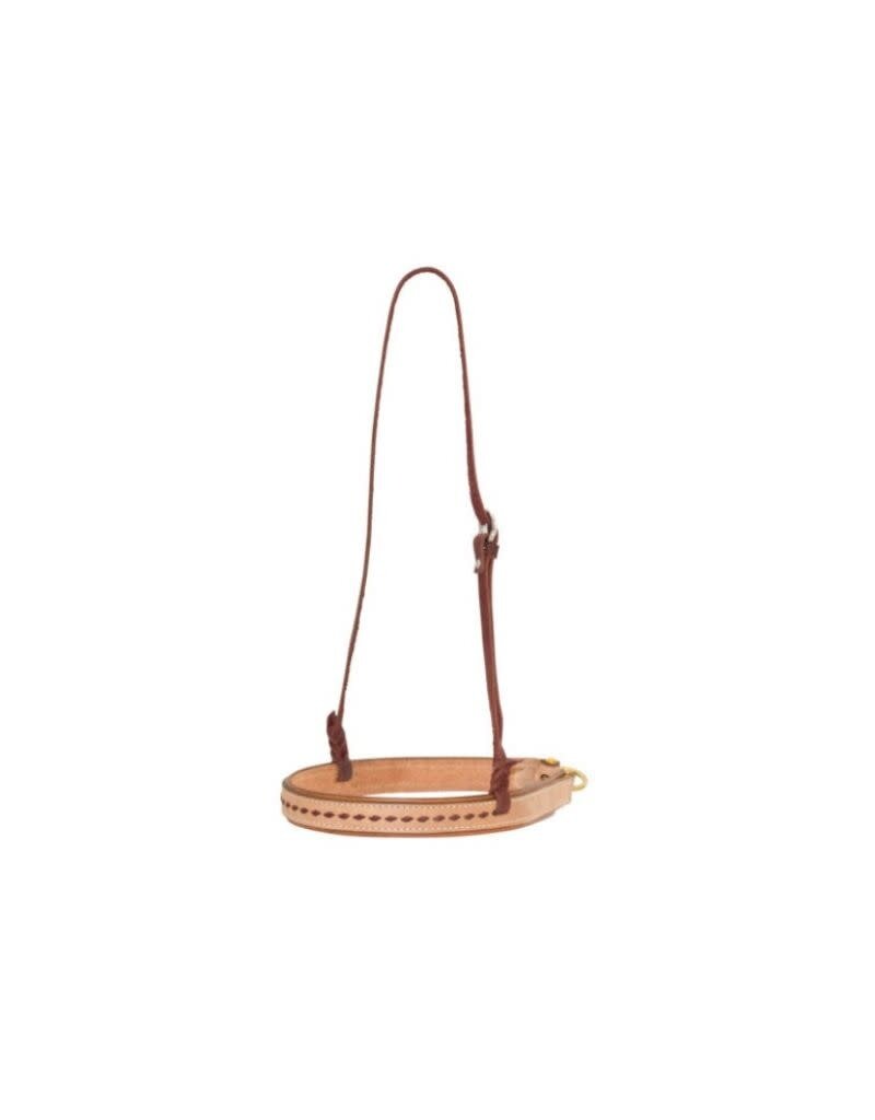 Partrade Noseband 1-1/4" roughout latigo buckstitch
