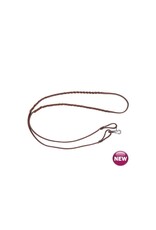 Partrade Reins Barrel 3 Plait Adjustable 5/8" Harness