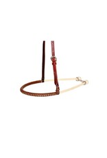 Partrade Noseband Single Rope 3/4" W/ Lthr Cvr