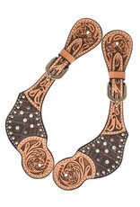 Rafter T Ranch Company Ladies Spur Strap w/Brown Gator Print