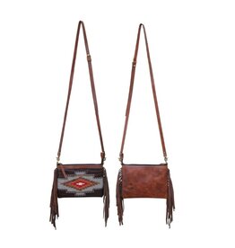 Rafter T Ranch Company Crossbody/Wristlet Bag - 9" x 5" Black Gator