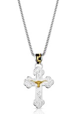 Montana Silversmiths Honor & Grit Cross Necklace