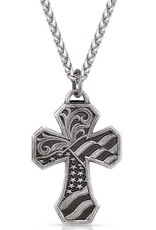 Montana Silversmiths American Made Tradition Cross Necklace