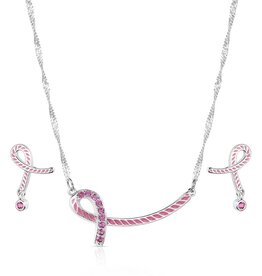 Montana Silversmiths Pink Hope Jewelry Set