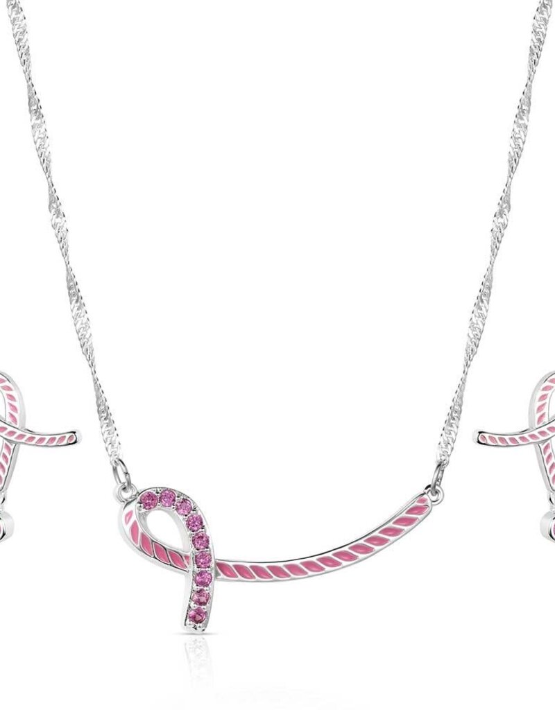 Montana Silversmiths Pink Hope Jewelry Set