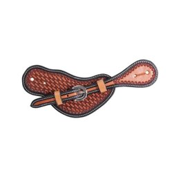 Professional's Choice Chestnut/Black Men's Spur Straps