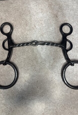 Dutton Bits 2 Piece Twisted Mouth short Shank w/large loose ring
