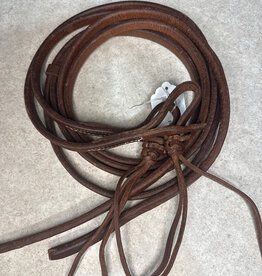 Dutton Bits 5/8" Split Reins w/rattlesnake Knots 8'