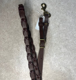 Dutton Bits 5/8" laced Barrel Reins 8'
