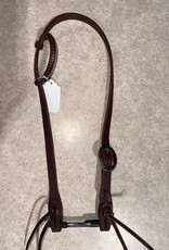 Dutton Bits Rolled one ear w/pineapple knots & single adj