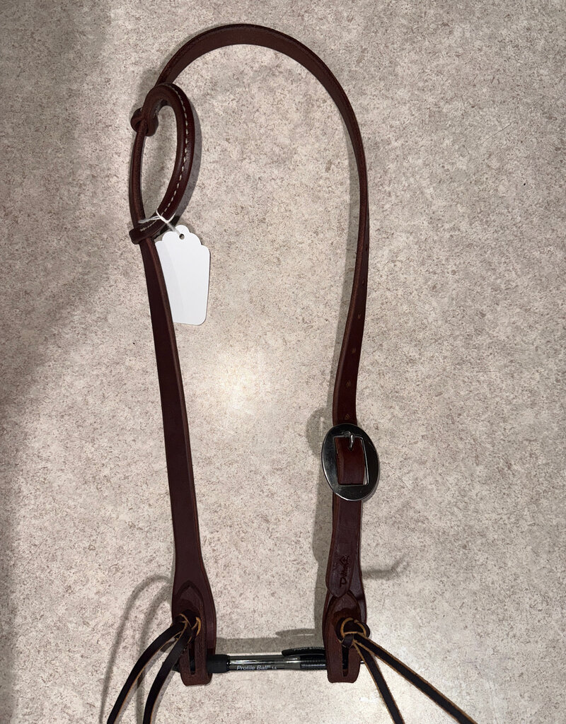 Dutton Bits Rolled one ear w/pineapple knots & single adj