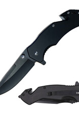WholesaleBlades 4" Black Tactical Knife