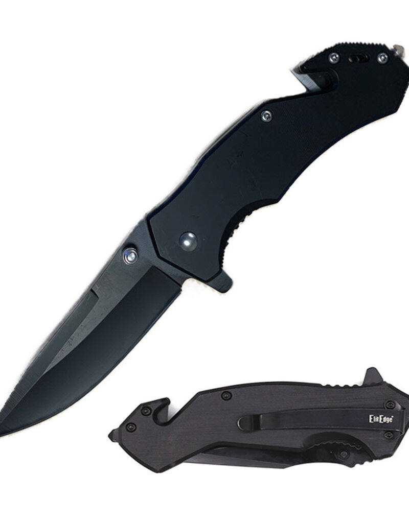 WholesaleBlades 4" Black Tactical Knife