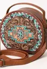 American Darling Round Tribal Thunderbird Canteen Bag