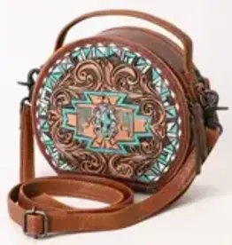 American Darling Round Tribal Thunderbird Canteen Bag
