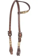 Cashel Slip Ear Chocolate Rawhide Headstall