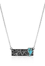 Montana Silversmiths Blue Northern Bar Neckace