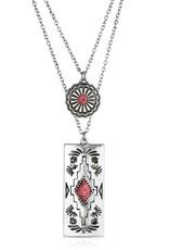 Montana Silversmiths Bar B Pink Necklace