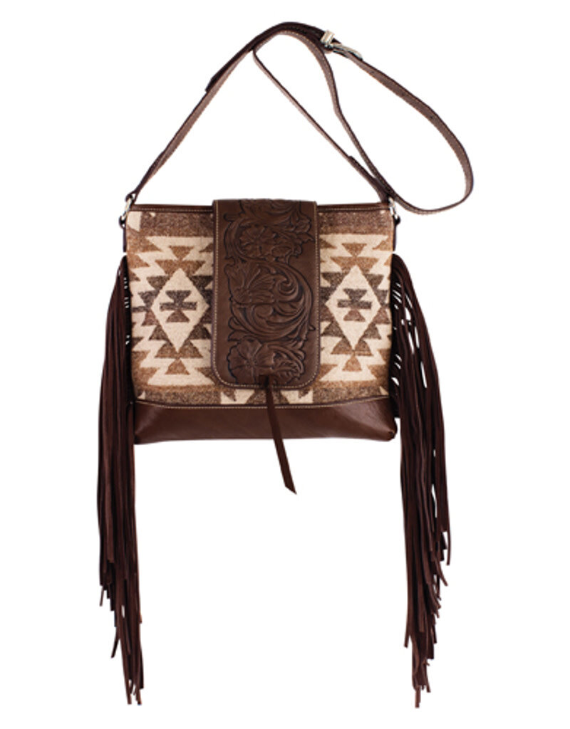 Justin Crossbody w/Aztec Blanket/Fringe