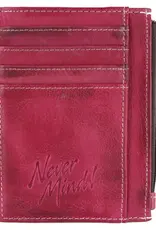 American Darling Red Leather Card Holder