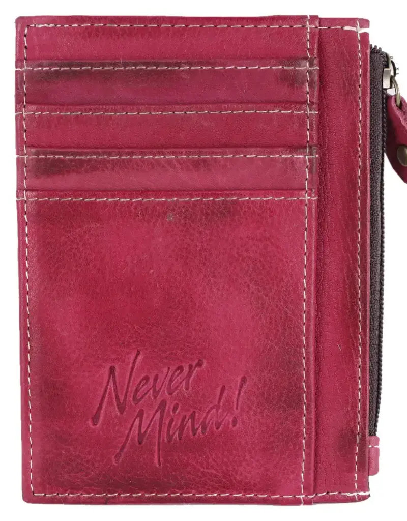 American Darling Red Leather Card Holder