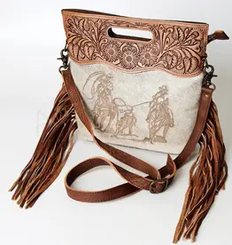 American Darling Hair On Crossbody w/Ropers