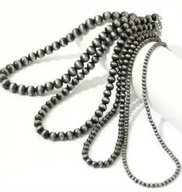 Amazon Triple Navajo Pearl and Turquoise Necklace