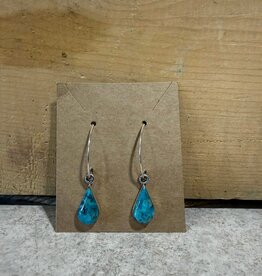 Boho Sol Turq Hook Earrings