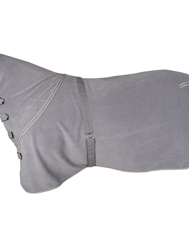Classic Equine Polar Fleece Cooler Blanket Grey Economy