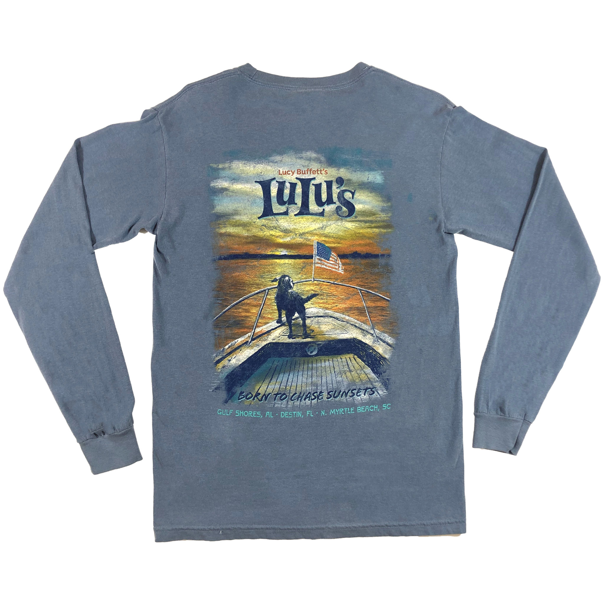 LuLu's Brand Apparel Chase Sunsets Long Sleeve