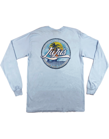 LuLu's Brand Apparel High Tides Circle Long Sleeve