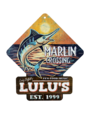 Marlin Crossing Metal Sign