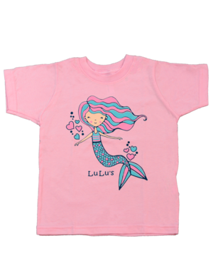 LuLu's Brand Apparel Toddler Candy Mermaid Tee