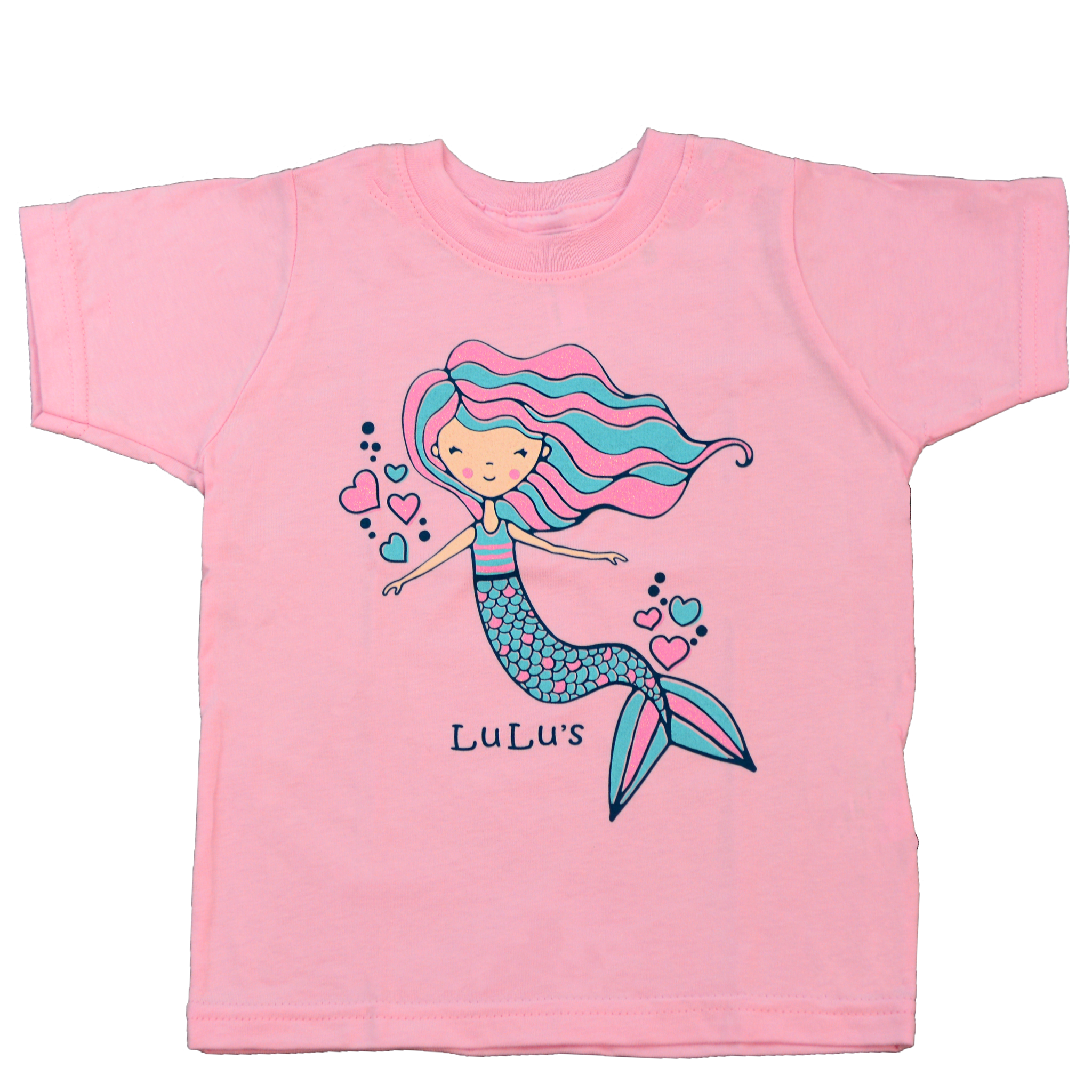 LuLu's Brand Apparel Toddler Candy Mermaid Tee