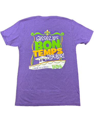 LuLu's Brand Apparel Mardi Gras Boat Tee