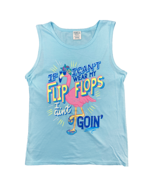 LuLu's Brand Apparel Flip Flop Flamingo Tank