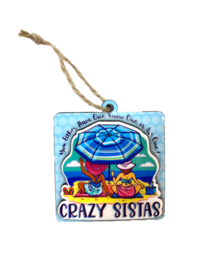 Crazy Sista 2D Crazy Sista Ornament