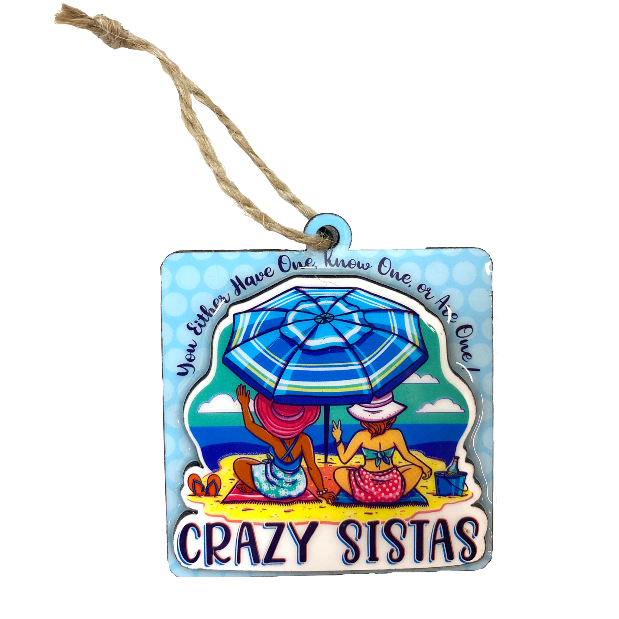 Crazy Sista 2D Crazy Sista Ornament