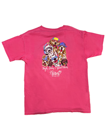 LuLu's Brand Apparel Youth Doggy Vibes Tee