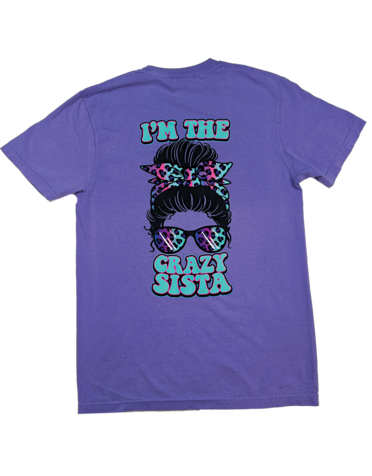 Crazy Sista Bun Tee