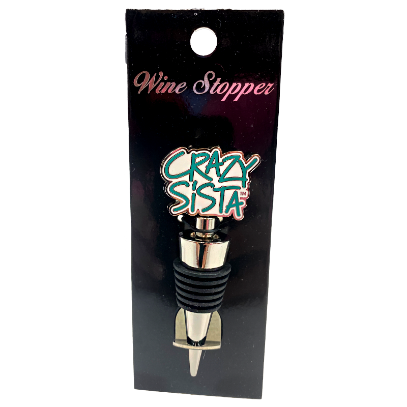 Crazy Sista Wine Stopper