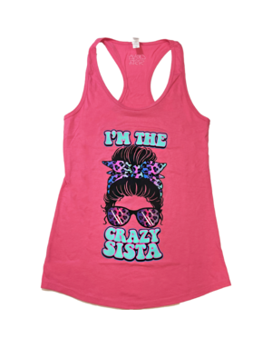 Crazy Sista Bun Tank