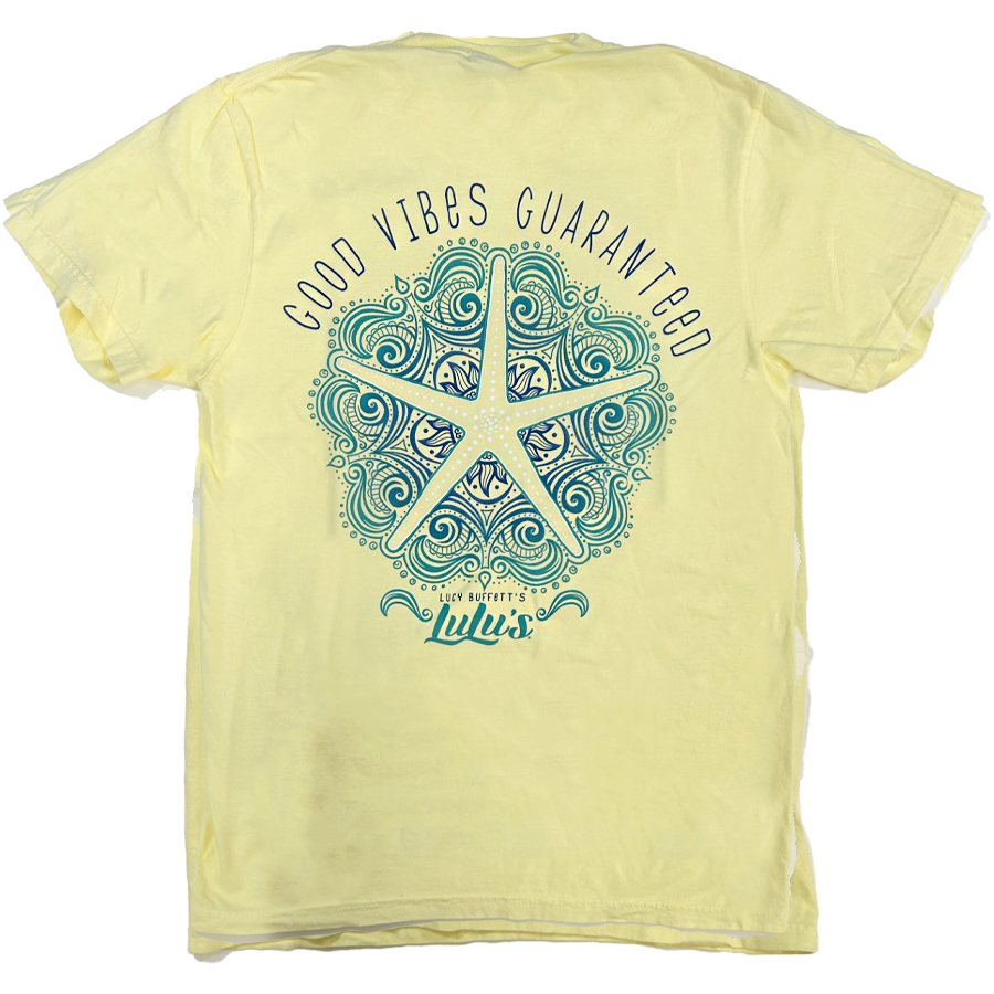 LuLu's Brand Apparel Good Vibes Guaranteed Tee