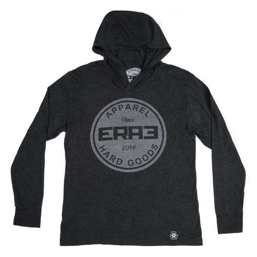 VICTORY HOODED LONG SLEEVE - VINTAGE BLACK VICTORY HOODED LONG SLEEVE - VINTAGE BLACK