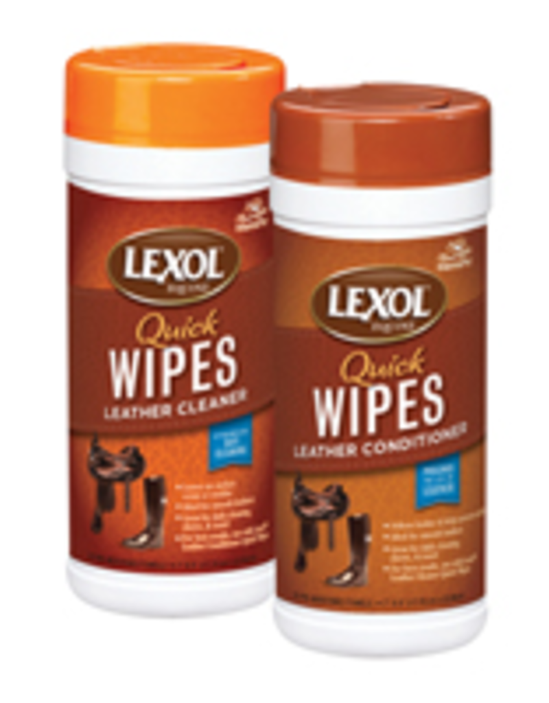RJMT 133221 Lexol Leather Cleaning Wipes Happy Horse Tack Shop